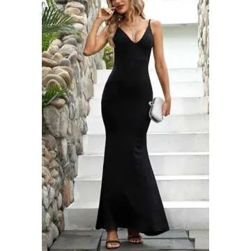 Elegant Women's Bodycon Maxi Dress for Parties