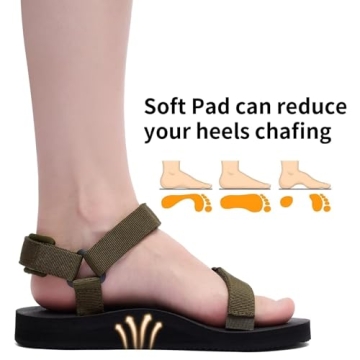 YOCCI Women's Sport Sandals Lightweight Water-Friendly Hiking Shoes