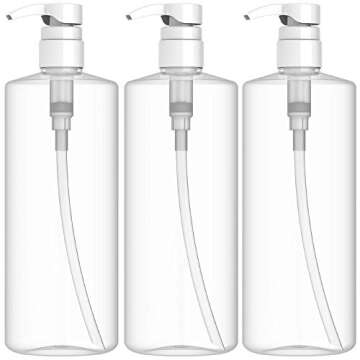 EZPRO USA BPA Free Pump Bottles for Lotion & Shampoo