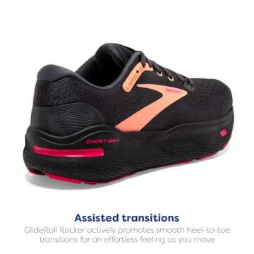 Brooks Women’s Ghost Max Running & Walking Shoe - Comfortable & Supportive