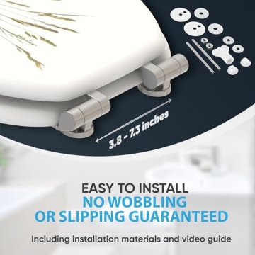 Stylish SANILO Toilet Seat with Soft Close for All Toilets