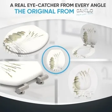 Stylish SANILO Toilet Seat with Soft Close for All Toilets