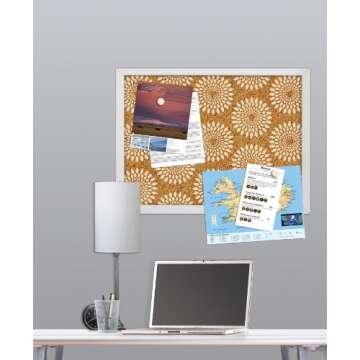 Catalina Printed Cork Board - Stylish & Versatile Decoration for Home or Office