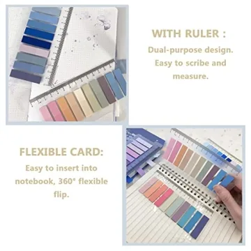 Potanro Colorful Sticky Annotation Tabs - 800 Pcs, 40 Colors, Writable