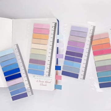 Potanro Colorful Sticky Annotation Tabs - 800 Pcs, 40 Colors, Writable