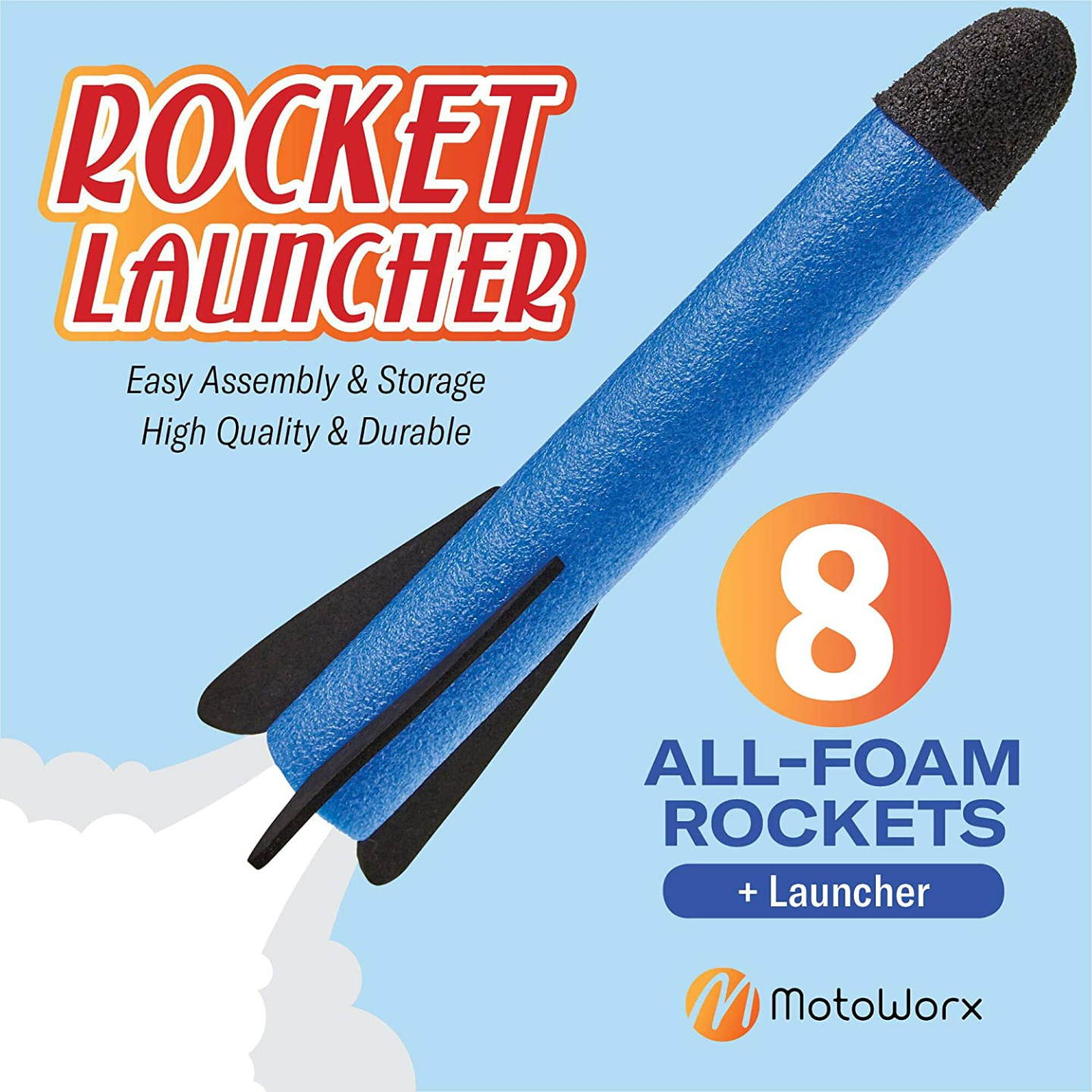 Toy Rocket Launcher for Kids - 100+ Feet High Fun