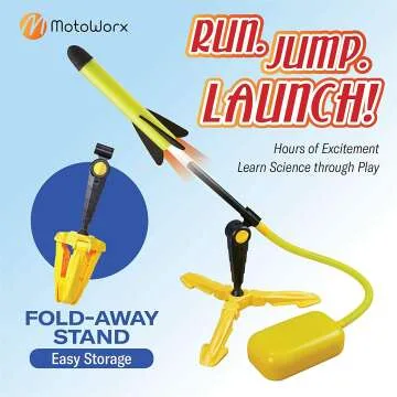 Toy Rocket Launcher for Kids - 100+ Feet High Fun