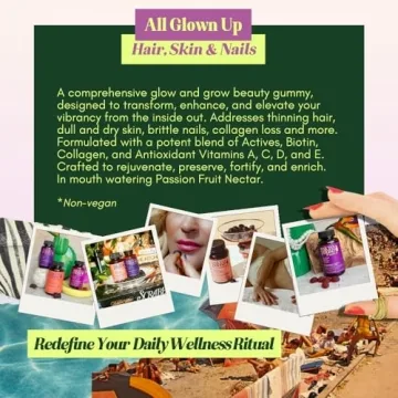 All Glown Up Glow and Grow Gummies with Biotin and Collagen