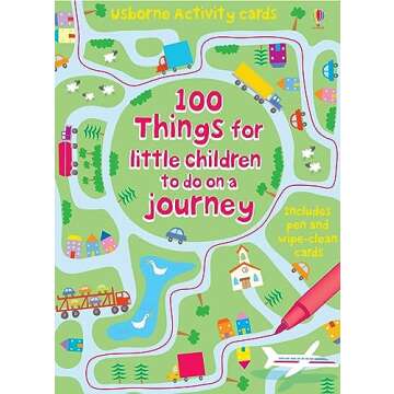 100 Fun Travel Activities for Kids on Journeys - Ultimate Puzzle Cards Pack