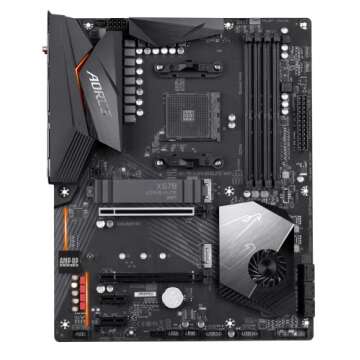 GIGABYTE X570 AORUS Elite Wi-Fi (AMD Ryzen 3000/X570/ATX/PCIe4.0/DDR4/Intel Dual Band 802.11AC Wi-Fi/Front USB Type-C/RGB Fusion 2.0/M.2 Thermal Guard/Gaming Motherboard)
