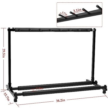 Multi Holder Folding Guitar Rack for Acoustic & Electric
