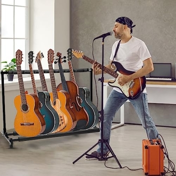 Multi Holder Folding Guitar Rack for Acoustic & Electric