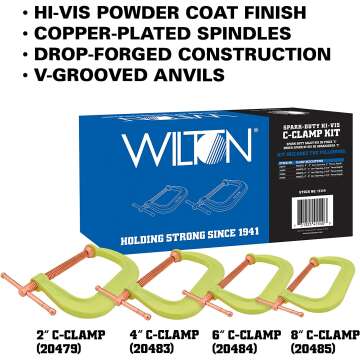 Wilton Spark-Duty 400CS Hi-Vis C-Clamp Kit