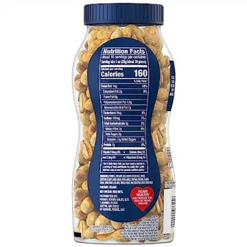 Premium PLANTERS Salted Peanuts - Crunchy & Nutty Snack