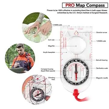 Kitgo Emergency Tourniquet Survival Kit for Outdoor Safety