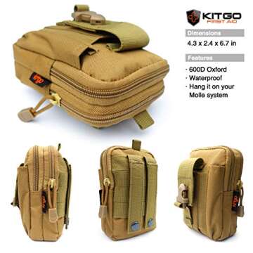 Kitgo Emergency Tourniquet Survival Kit for Outdoor Safety