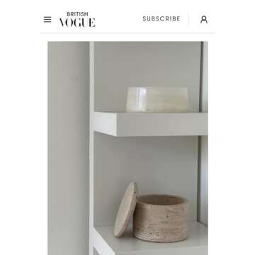 AME GEMELLA Travertine Stone Treat Jar with Lid - Premium Dog and Cat Treat Container - Elegant, Food-Safe Storage - Heavy, Non-Slip, Easy to Clean - Modern Pet Treat Canister (Tulum)