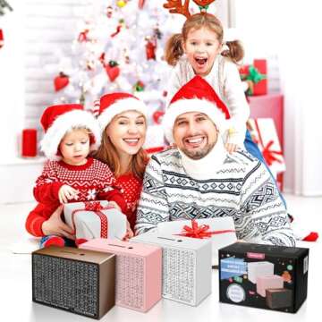 Gomyrod Wooden Savings Box with Counting Target for Goals