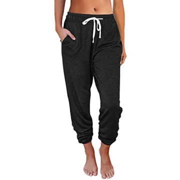 AUTOMET Women’s Baggy Sweatpants with Pockets - Stylish Lounge Joggers for Yoga & Workout