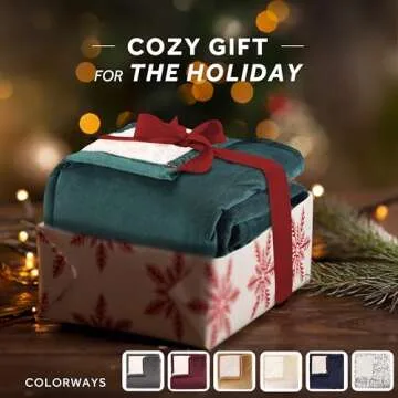 Sunbeam Heated Sherpa Throw with Adjustable Heat Settings