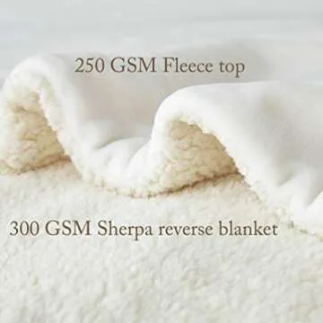 Cozy Luxury LBRO2M Sherpa Fleece Blanket for All