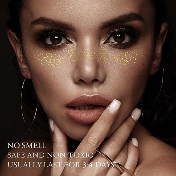 Freckles Metallic Tattoo Stickers - Waterproof Temporary Face Art