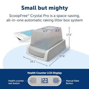 PetSafe ScoopFree Crystal Pro Self-Cleaning Litter Box