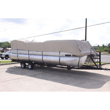 Durable Vortex Direct 26' Pontoon Boat Cover with Straps
