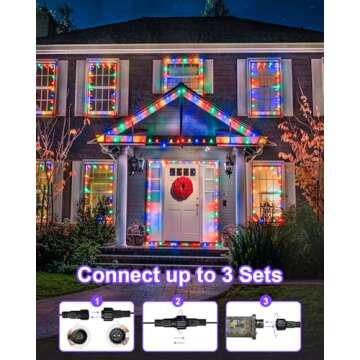 125FT LED Christmas Lights for Indoor Outdoor Use