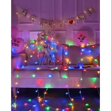 125FT LED Christmas Lights for Indoor Outdoor Use