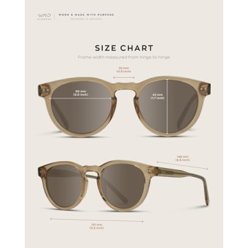 WearMe Pro Polarized Round Retro Women's Sunglasses