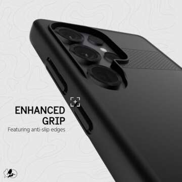 Pelican Protector Samsung Galaxy S25 Ultra Case [Magnetic and Wireless Charging] Rugged Phone Cover w/ 16ft Military-Grade Drop Protection - Heavy Duty Case for Samsung Galaxy S25 Ultra 6.9" - Black