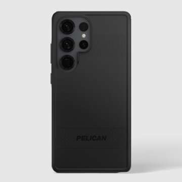 Pelican Protector Samsung Galaxy S25 Ultra Case [Magnetic and Wireless Charging] Rugged Phone Cover w/ 16ft Military-Grade Drop Protection - Heavy Duty Case for Samsung Galaxy S25 Ultra 6.9" - Black