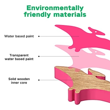 Montessori Dinosaur Toys for Kids 2-4 | Stacking Game