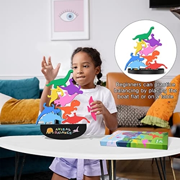 Montessori Dinosaur Toys for Kids 2-4 | Stacking Game