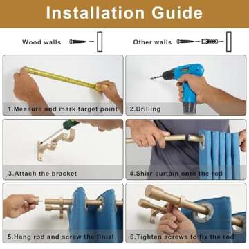 Double Curtain Rods 72-144", Light Gold Double Curtain Rods with Cap Finials, Adjustable Double Window Rods, 1 Inch Front and 5/8 Inch Back Double Drapery Rod, Telescoping Dual Curtain Rods Gold