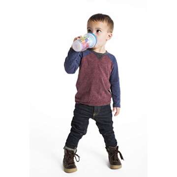 Playtex Sipsters Stage 3 Thomas the Train Spill-Proof, Leak-Proof, Break-Proof Insulated Spout Sippy Cups - 9 Ounce - 1 Count (Color/Theme May Vary)