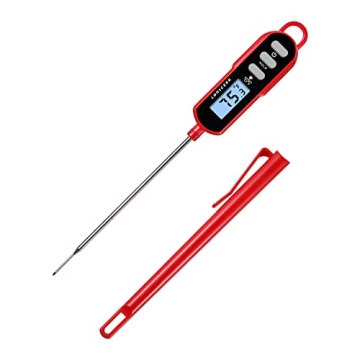 Lonicera Digital Cooking Thermometer for Bread Baking, Food and Water Temperature Measurement. Water...
