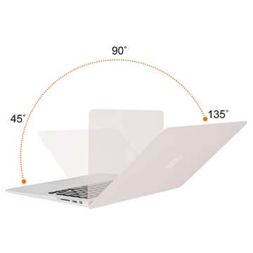 MOSISO Compatible with MacBook Air 13 inch Case (Models: A1369 & A1466, Older Version 2010-2017 Release), Protective Plastic Hard Shell Case & Keyboard Cover & Screen Protector, Rock Gray