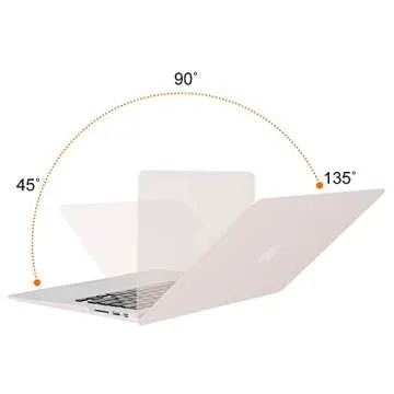 MOSISO Compatible with MacBook Air 13 inch Case (Models: A1369 & A1466, Older Version 2010-2017 Release), Protective Plastic Hard Shell Case & Keyboard Cover & Screen Protector, Rock Gray