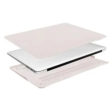 MOSISO Compatible with MacBook Air 13 inch Case (Models: A1369 & A1466, Older Version 2010-2017 Release), Protective Plastic Hard Shell Case & Keyboard Cover & Screen Protector, Rock Gray