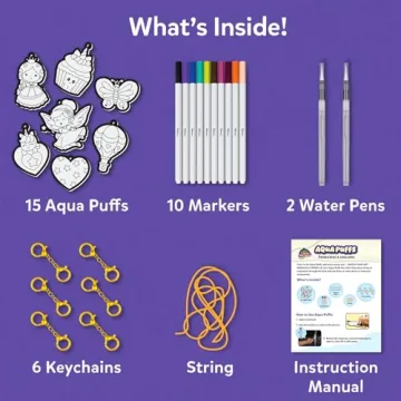 Skillmatics Aqua Puffs - Mess-Free 3D Art Kit for Kids