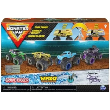 Color-Changing Monster Jam Trucks for Kids' Fun