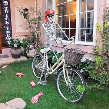 AW Pirate Life Size Skeleton for Halloween 2024