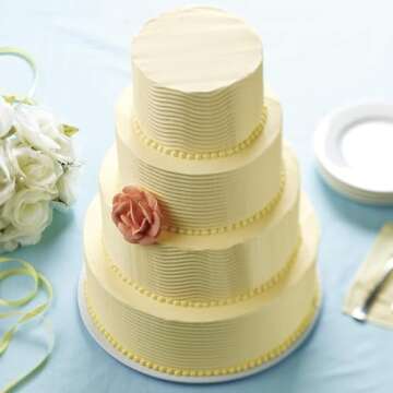 Wilton Comb Icing Smoother Set-3 Piece, White/Purple