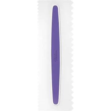 Wilton Comb Icing Smoother Set-3 Piece, White/Purple