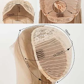 Fashion QD-Tizer Blonde Highlights Lace Front Wig