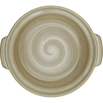 Banko Ware 52013 Ginpo Hanamishima Earthenware Pot (Deep Pot), No. 9, For 4-5 People