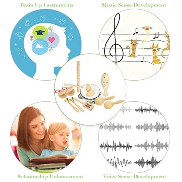 Ehome Musical Instruments for Toddlers 1-3 | Wooden Toys