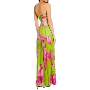 Stylish IMISSILLEB Tube Top Dress for Summer Parties